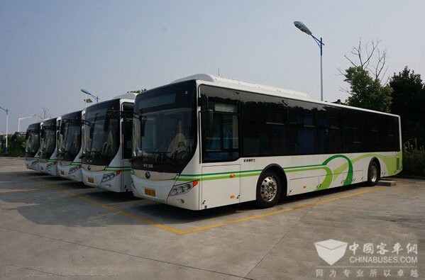 山西：純電動(dòng)公交車在原平市投入運(yùn)營(yíng)