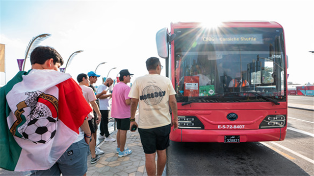 888輛宇通純電動(dòng)客車閃耀卡塔爾世界杯