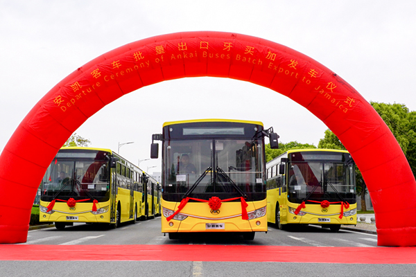 安凱客車打造！中國產(chǎn)純電動客車首次批量出口牙買加