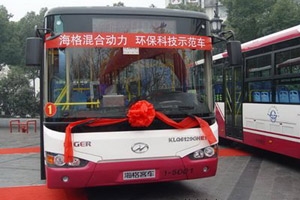 海格混合動力公交車蘇州運營