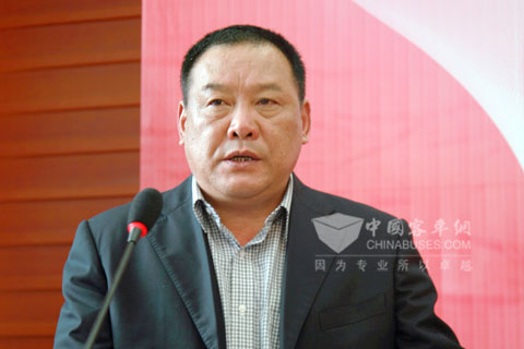 安凱技術(shù)服務(wù)部劉家明部長發(fā)表講話