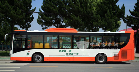 投放在廣州市場(chǎng)的安凱LPG公交車(chē)