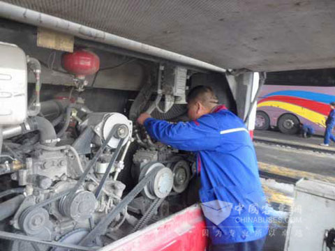 宇通客車(chē)空調(diào)服務(wù)活動(dòng)讓用戶夏季行車(chē)更安全