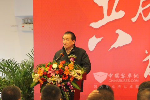恒通黨委書記兼常務(wù)副總經(jīng)理唐乾棟致辭