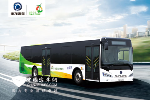 申龍SLK6129混合動(dòng)力城市公交客車(chē)