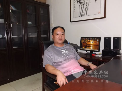 淮北汽運(yùn)客運(yùn)一公司經(jīng)理張健