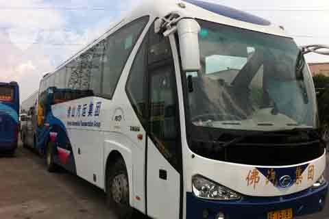 裝配米其林節(jié)油輪胎的佛山汽運(yùn)客車