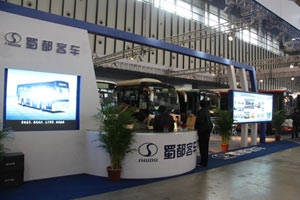 2012南京客車(chē)展蜀都客車(chē)展臺(tái)