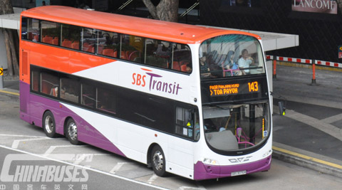 Wright bus for singapore 1