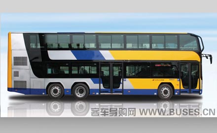 福田歐輝BJ6128EVCA雙層公交車（純電動(dòng)24-68座）