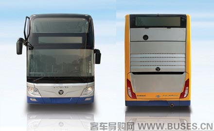 福田歐輝BJ6128EVCA雙層公交車（純電動(dòng)24-68座）