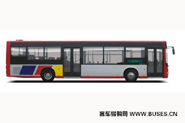 黃海DD6129S66公交車（柴油國四24-46座）