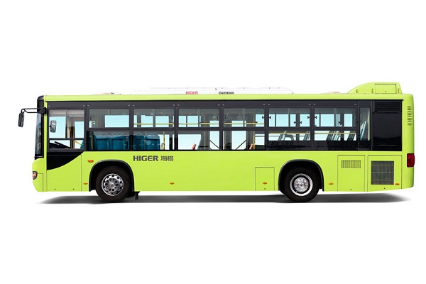 海格KLQ6109GAHEVE5BZ公交車（柴油/電混動國五24-39座）