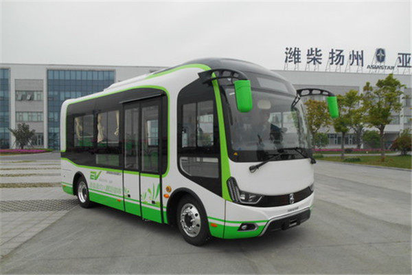 亞星JS6680GHBEV5公交車（純電動(dòng)9-22座）