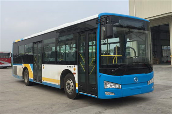 金旅XML6105JHEVD5C插電式公交車（柴油/電混動國五20-40座）