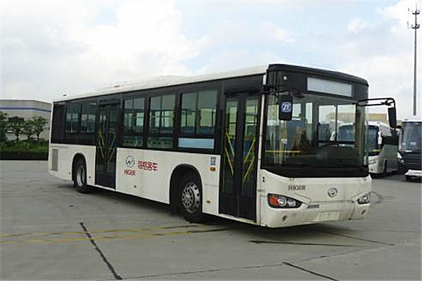 海格KLQ6119GAHEVE5D公交車（柴油/電混動國五24-46座）