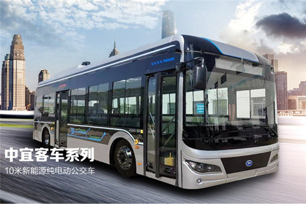 中宜JYK6102GBEV3低地板公交車（純電動21-37座）