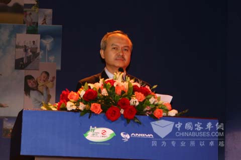 亞太天然氣車(chē)輛組織理事長(zhǎng)Mr.lee致辭